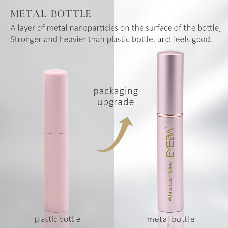 EMEDA Eyelash Glue for False Lashes Super Strong Hold Long Lasting 24H Waterproof Latex Free Best Lash Glue Eyes Strip White Clear Adhesive 5ml 0.17oz - Image 5